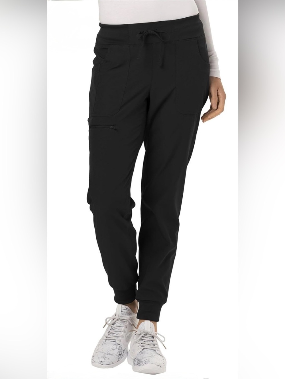 HeartSoul Black Drawstring Cargo Joggers